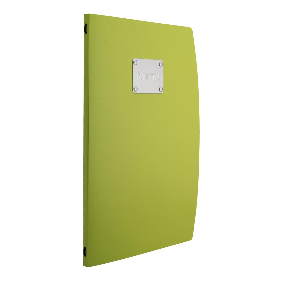 Grön menypärm Securit Rio A4 med metallskylt för meny