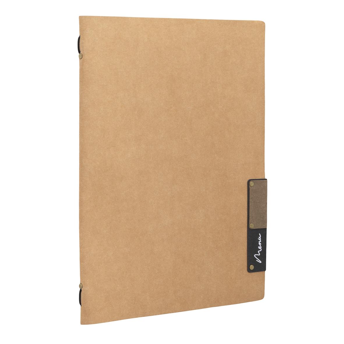 Menypärm Securit Nature Beige A4 i pappersmaterial