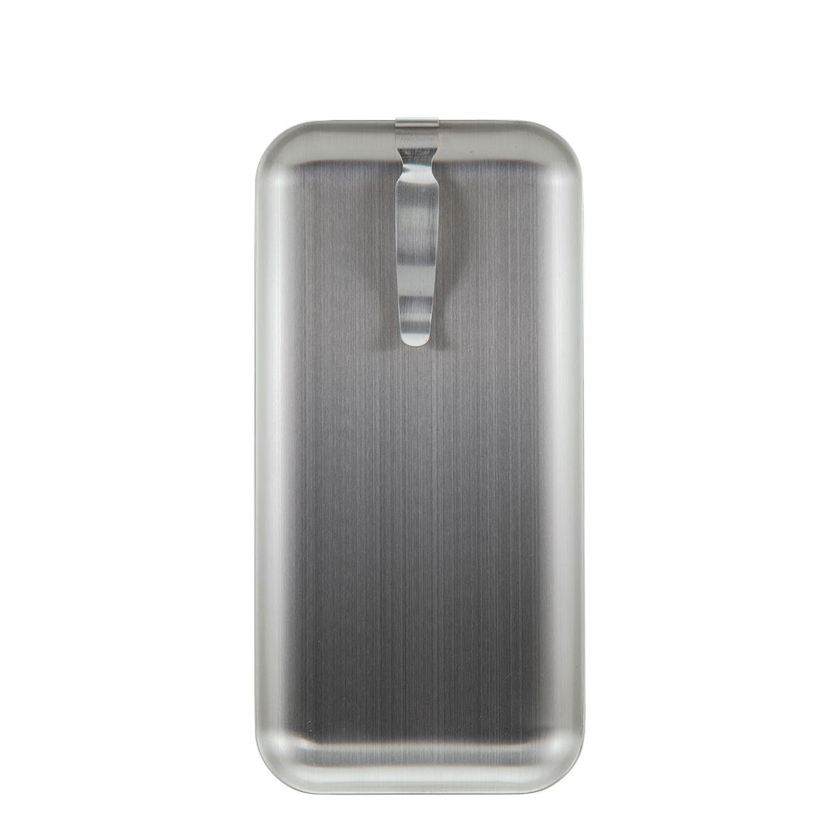 Notbricka i stål med klämma, mått 28,5x9cm