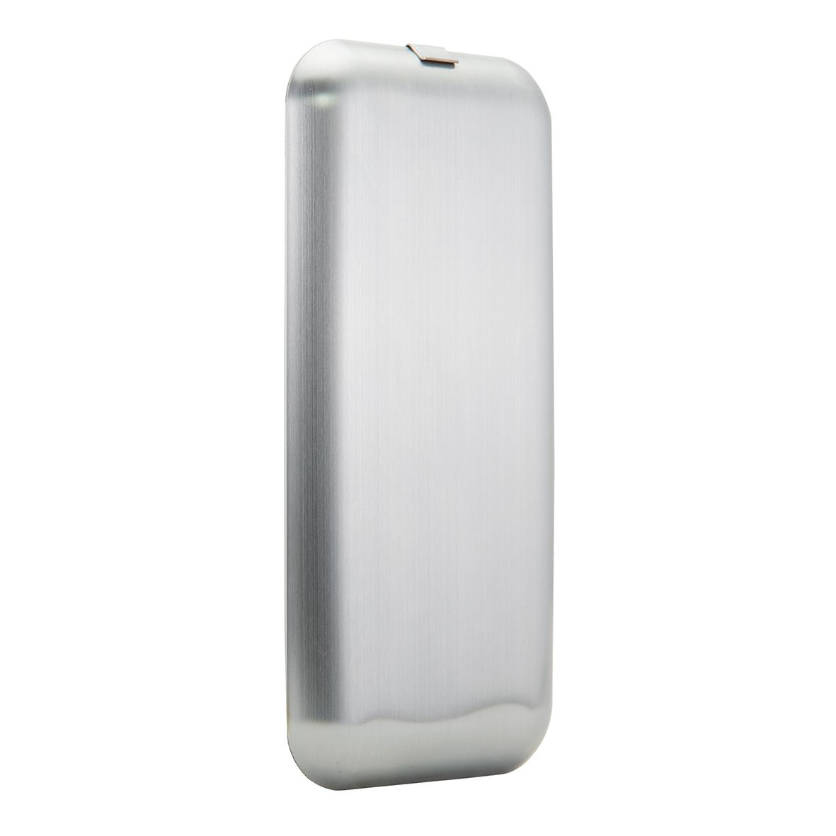 Säkerhetsbricka i stål med klämma, 28,5x9cm