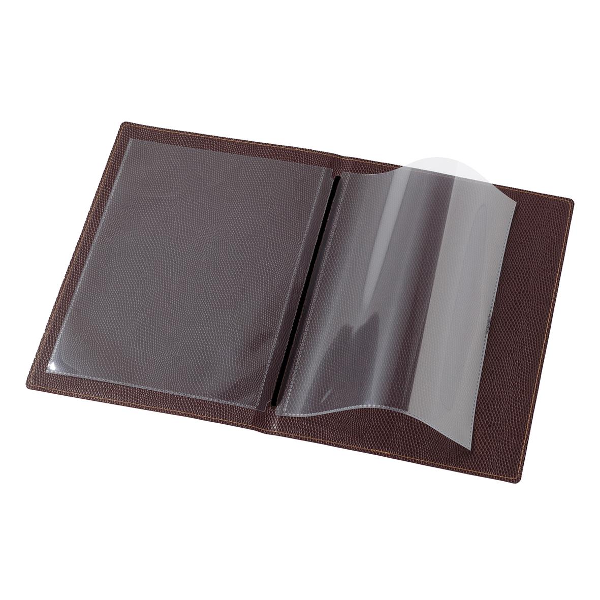 Transparent plastficka Securit för menypärm i A5-storlek