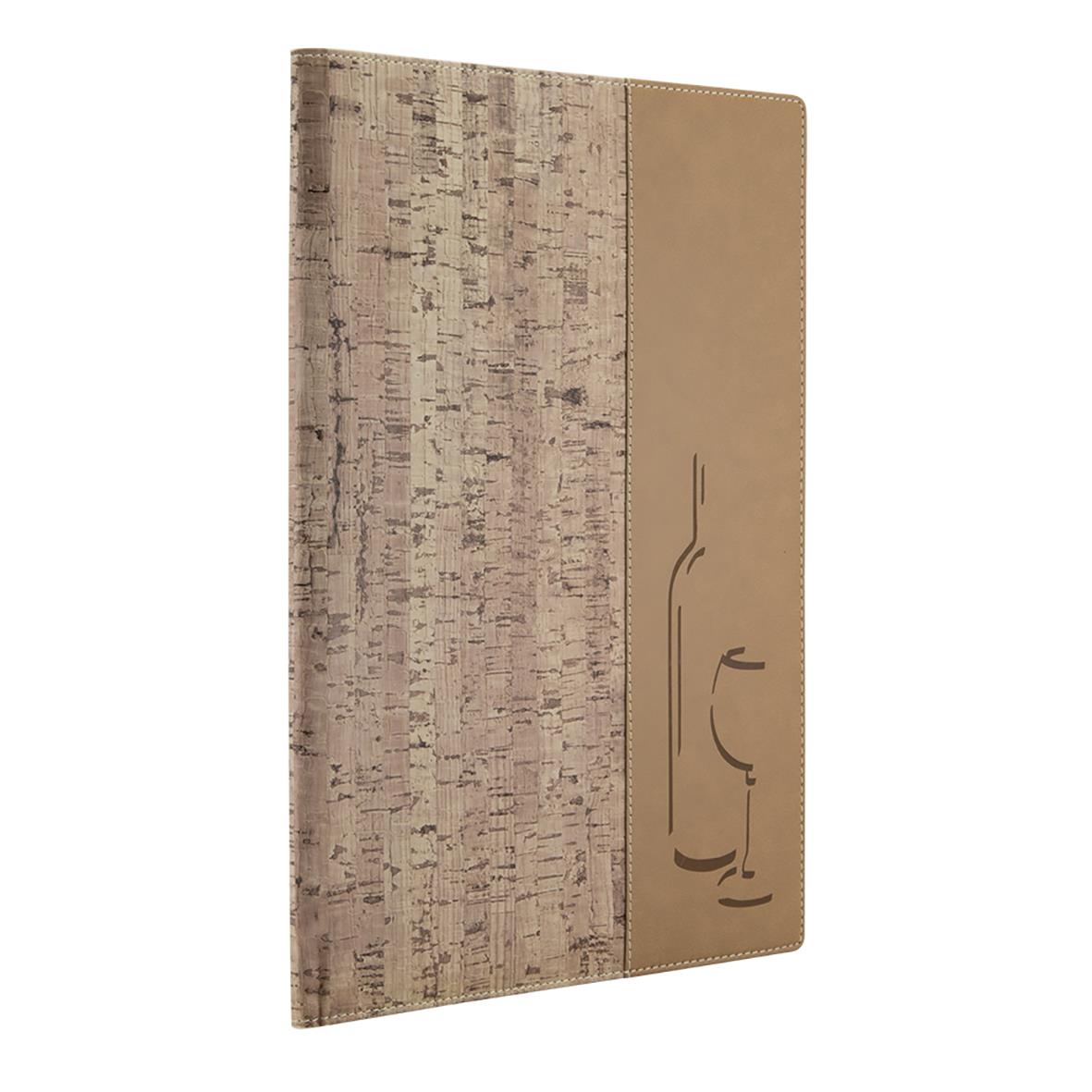 Vinpärm Securit Design Kork A4 i beige och träimitation