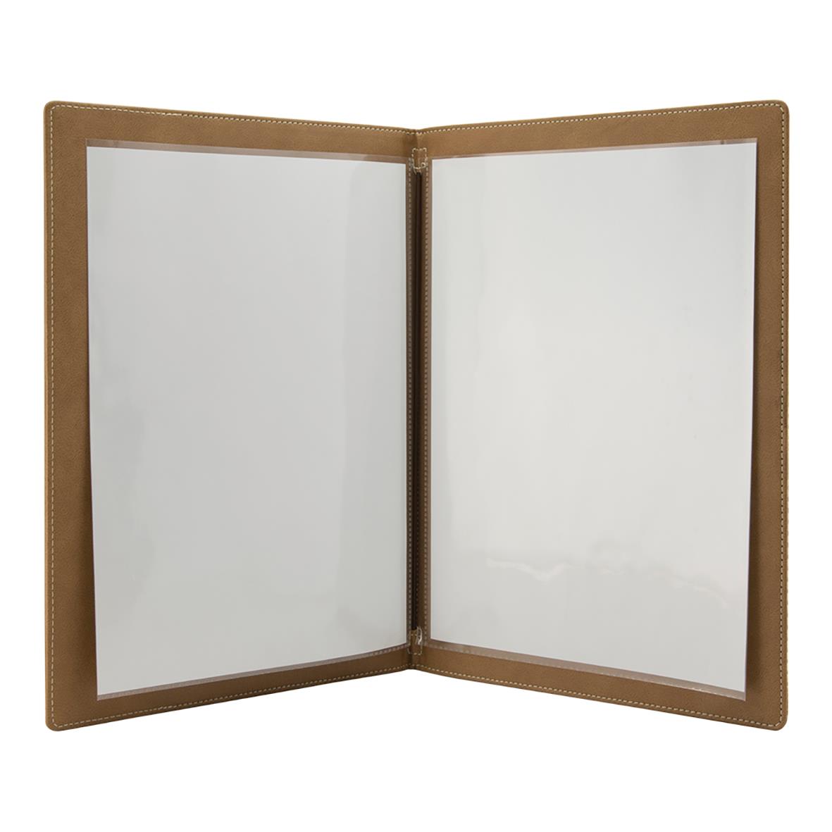 " med korkdesign och säkerhetsfunktioner för A4-ark, brun färg"