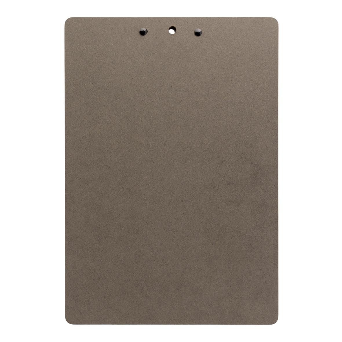 Menyrhållare Securit Vintage med klämma i grå färg för A4-papper