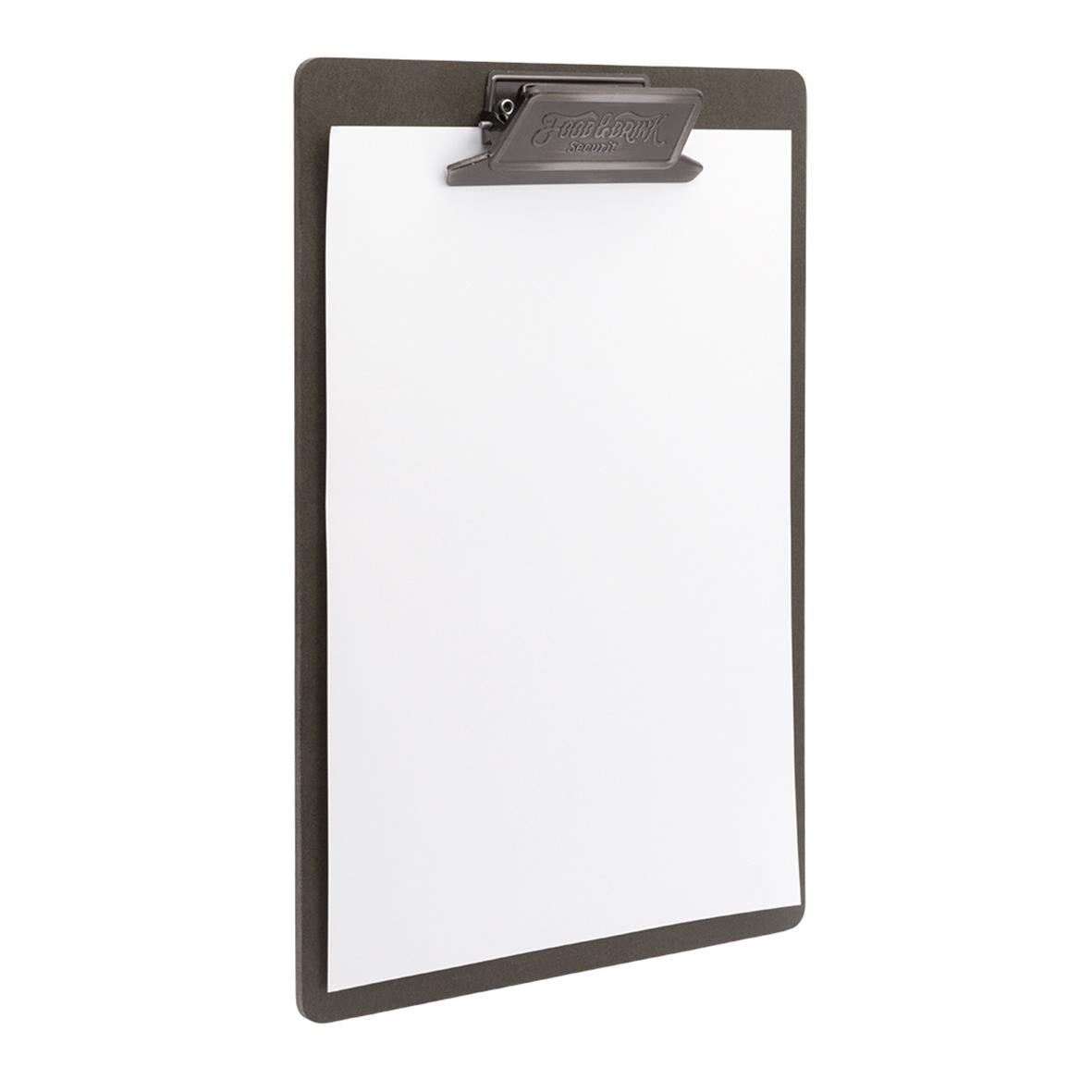 Menyhållare Securit Vintage med klämma, grå, A4