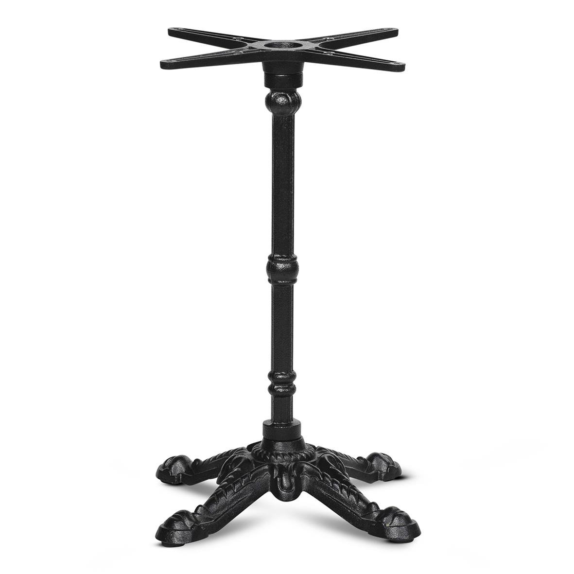 Svart bordstativ Madrid med tre ben och justerbar höjd