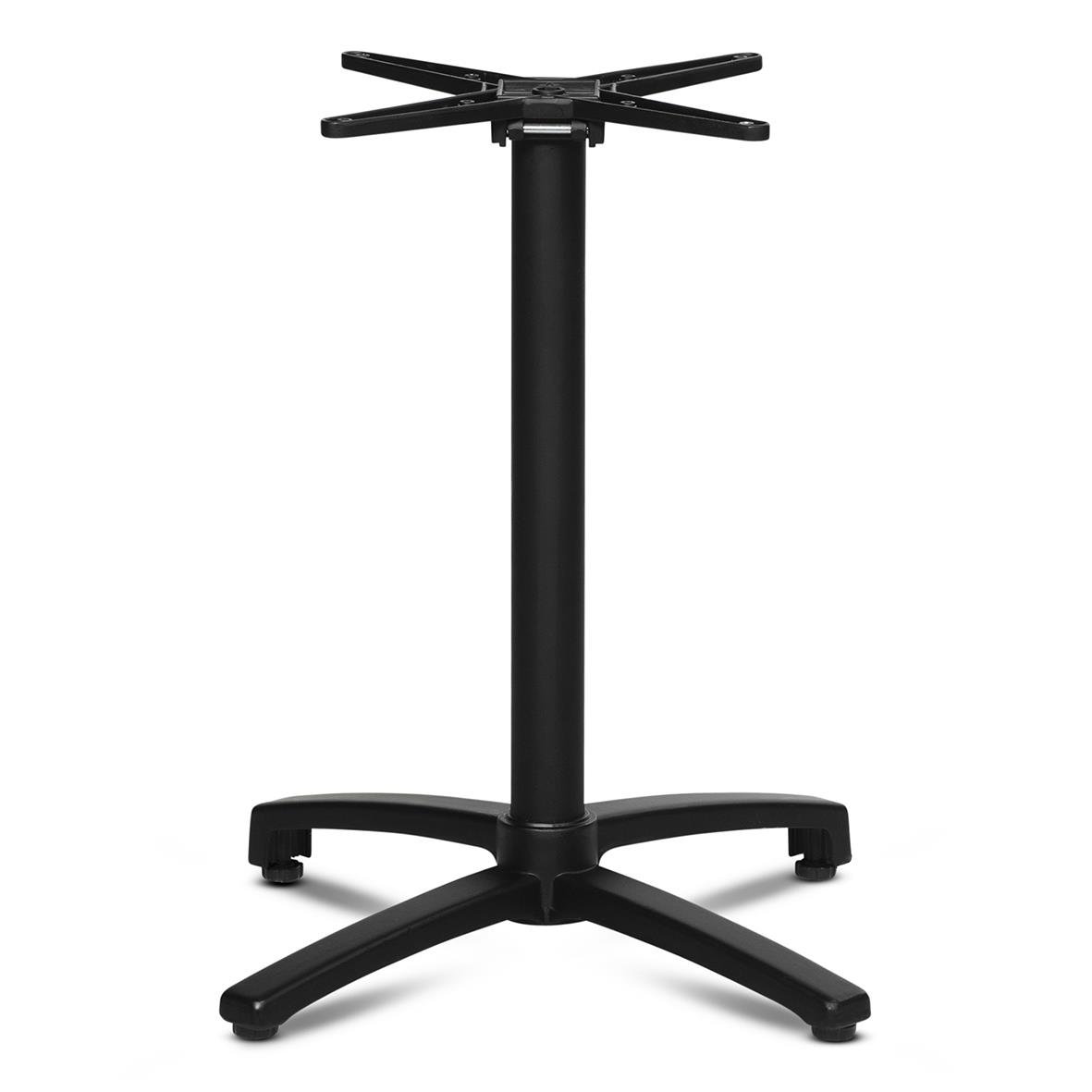 Fällbart bordstativ i svart med extra tyngd på 3 kg