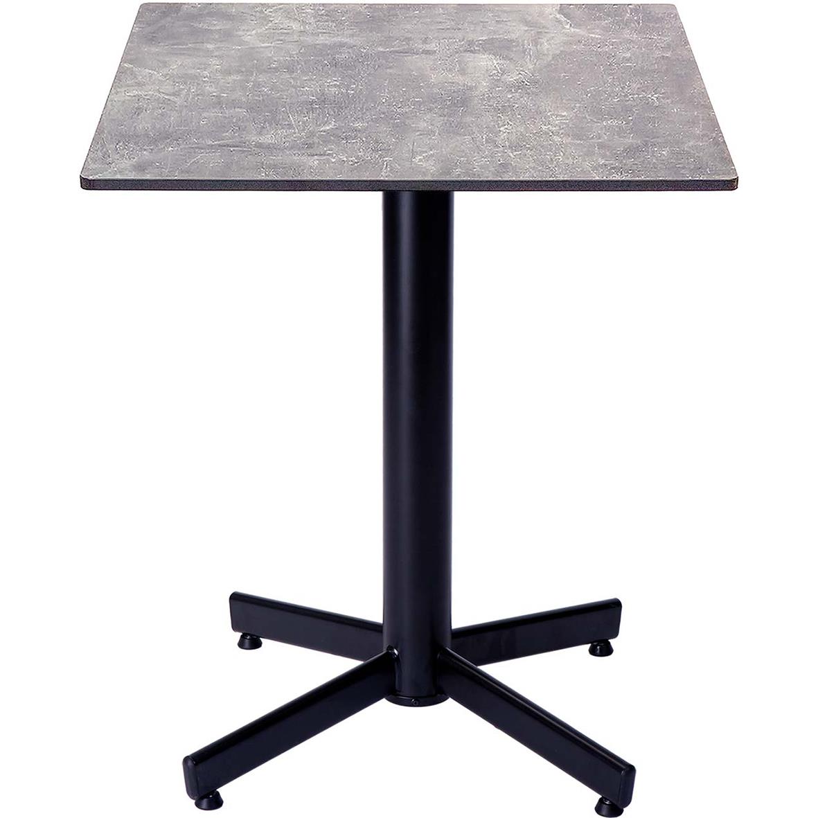 Bordsstativ Stable Table Classic FlipTop 74 svart med svart stativ och fyrbent bas