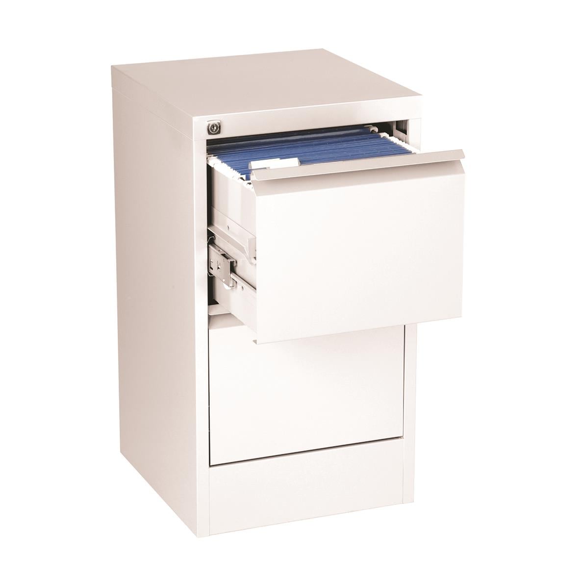 Hängmappsskåp Agrippa A4 med 2 lådor, mått 414x752x630mm