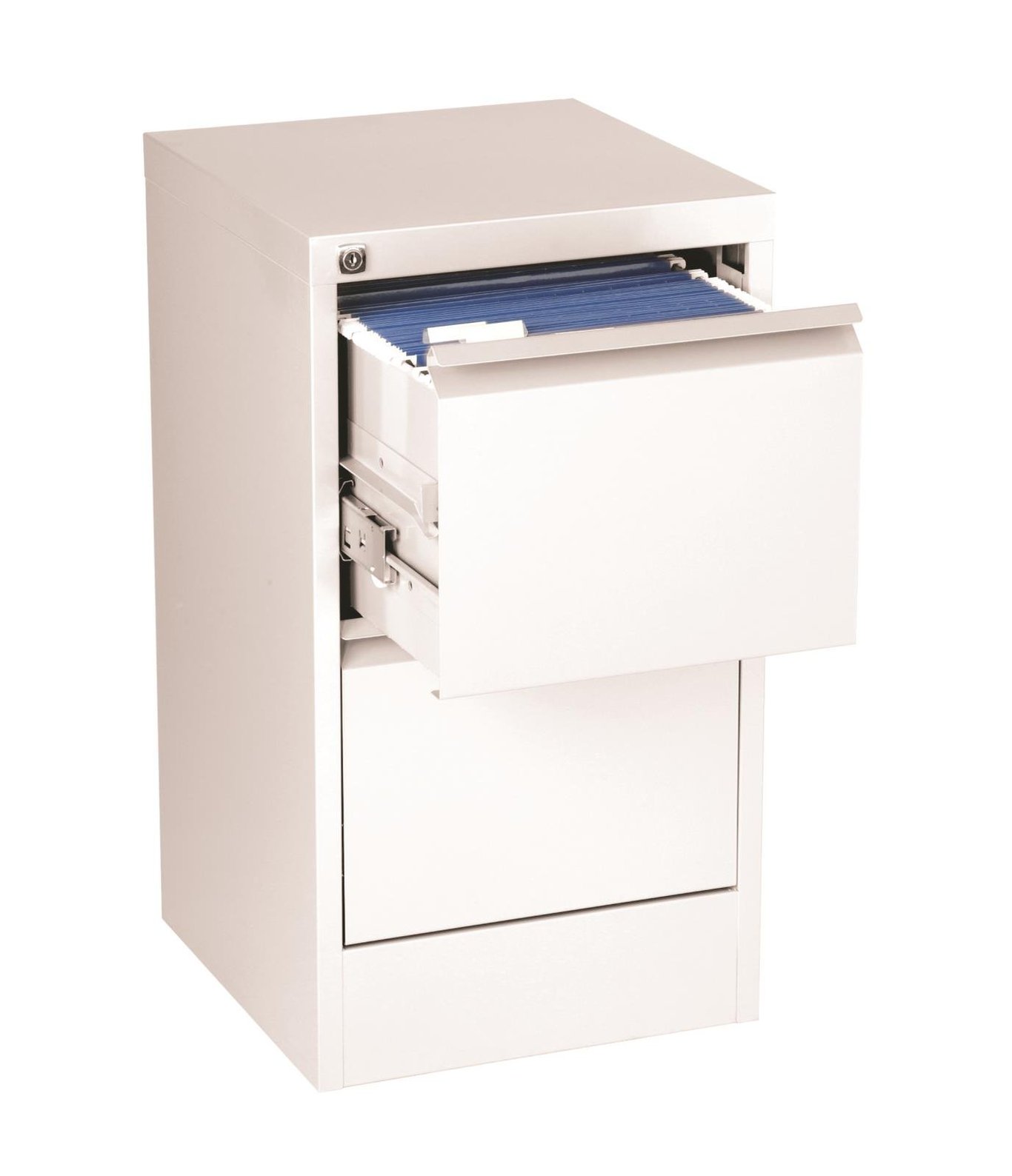 Hängmappsskåp Agrippa A4 med 2 lådor, mått 414x752x630mm