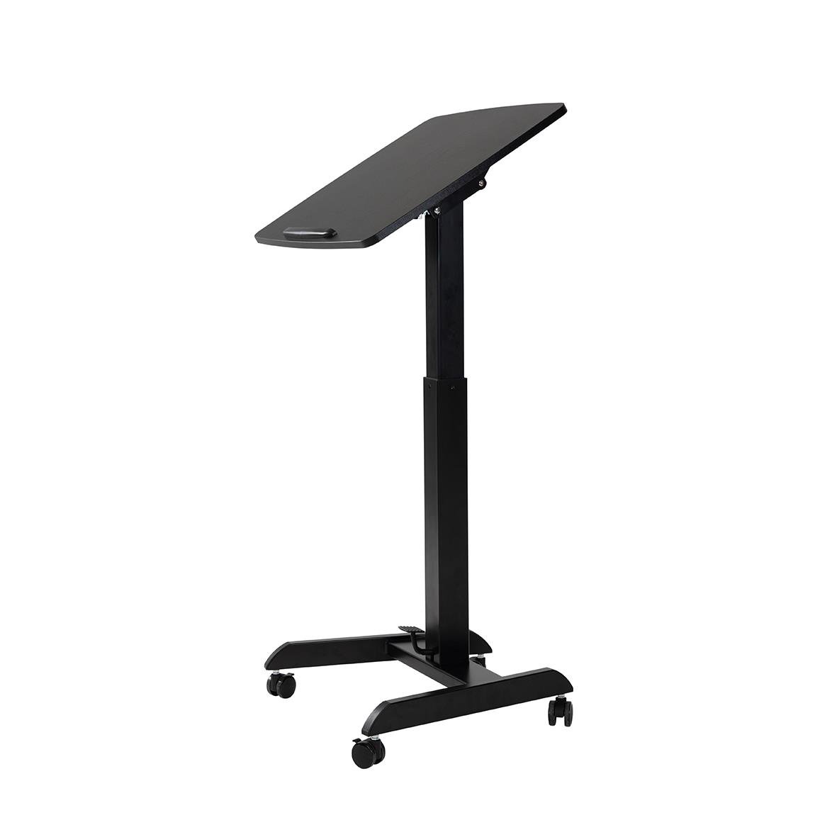 Höj- och sänkbart skrivbord Sun-Flex Easydesk Pro svart 600x520 mm på hjul
