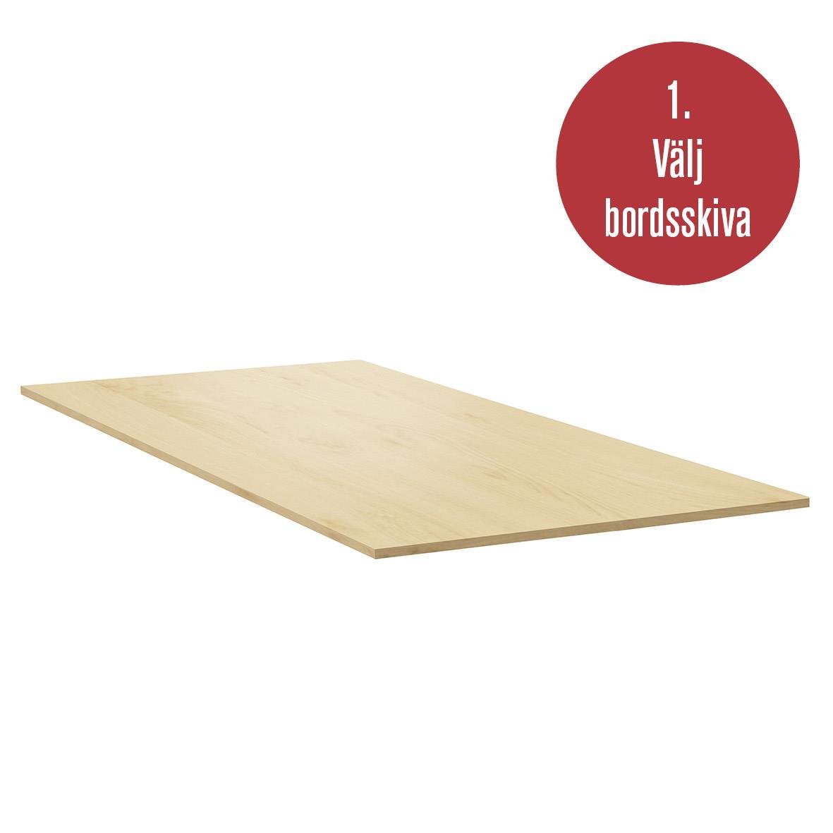 Bordsskiva Lanab Laminat Björk 2000x800mm för matbord eller arbetsbord