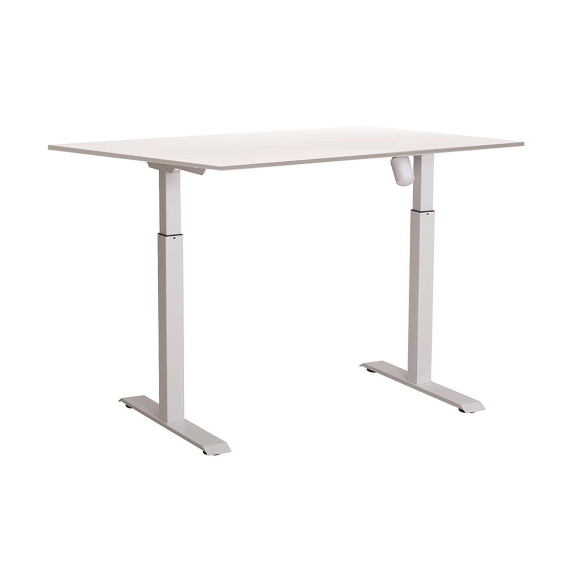Skrivbord Höj-& Sänkbart Sun-Flex Vit/Vit 1400x800 mm