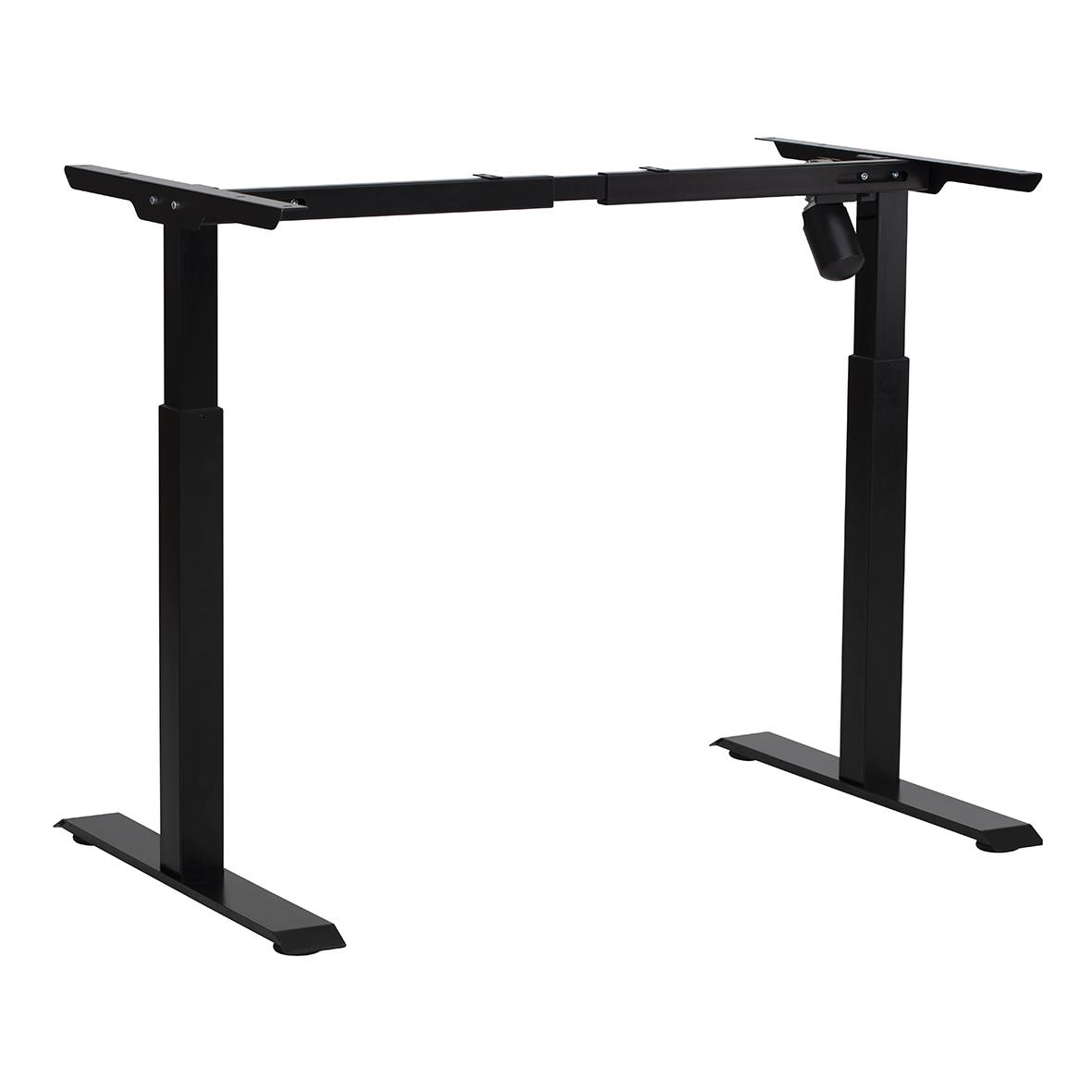 Höj- och sänkbart skrivbord Sun-Flex svart med måtten 1200x800 mm