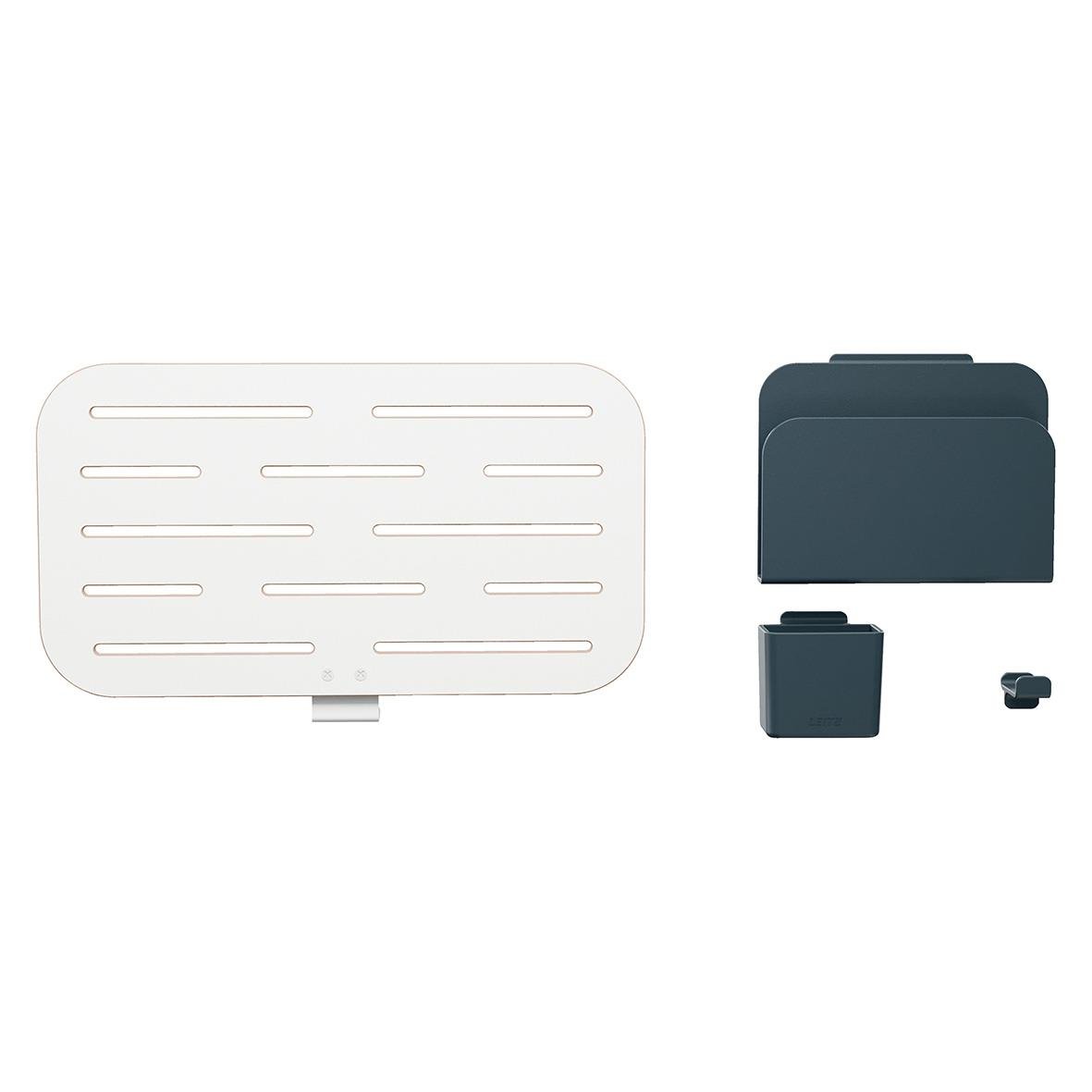 Desk organiser Leitz Till Ergo Pegboard med tre tillbehör i 42x25cm