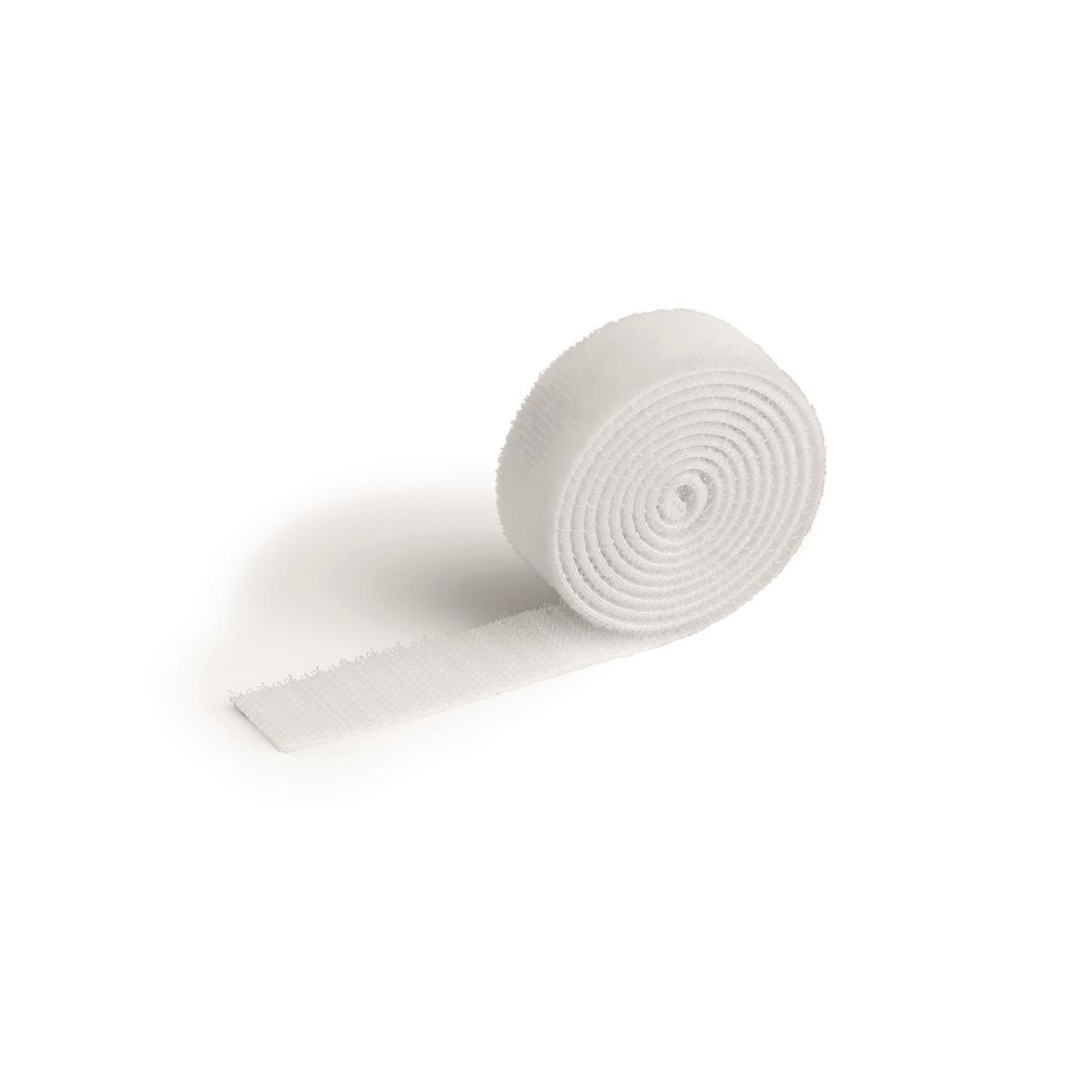 Vit kabelsamlare Cavoline Grip 2cm, hållbar och lätt att använda