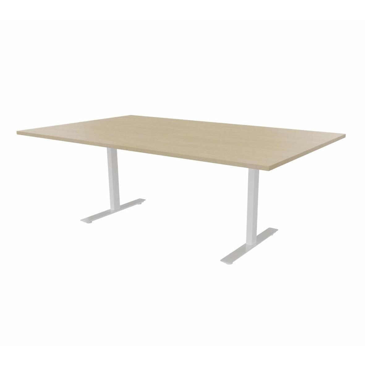 Konferensbord Madrid i ljus ek med måtten 2000x800