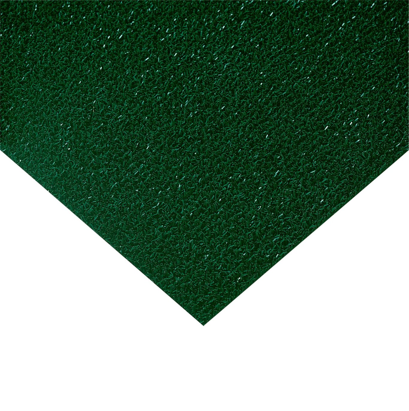 Grön skrapmatta av konstgräs med små piggar, storlek 55x90cm