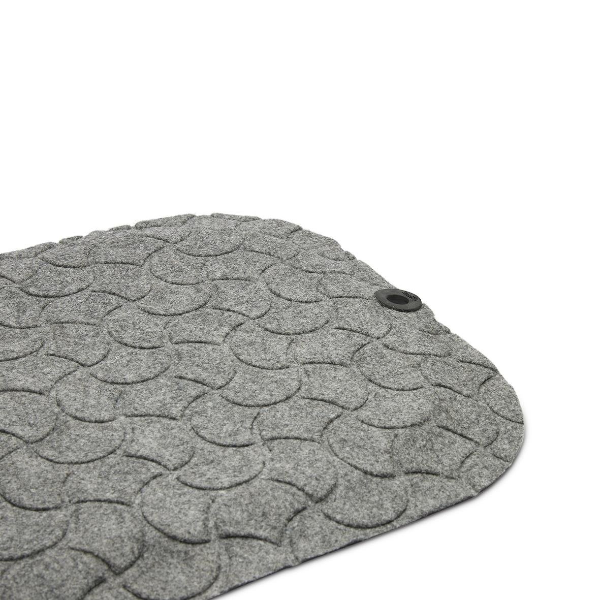 Grå arbetsplatsmatta Matting StandUp 77x53cm med halkskydd