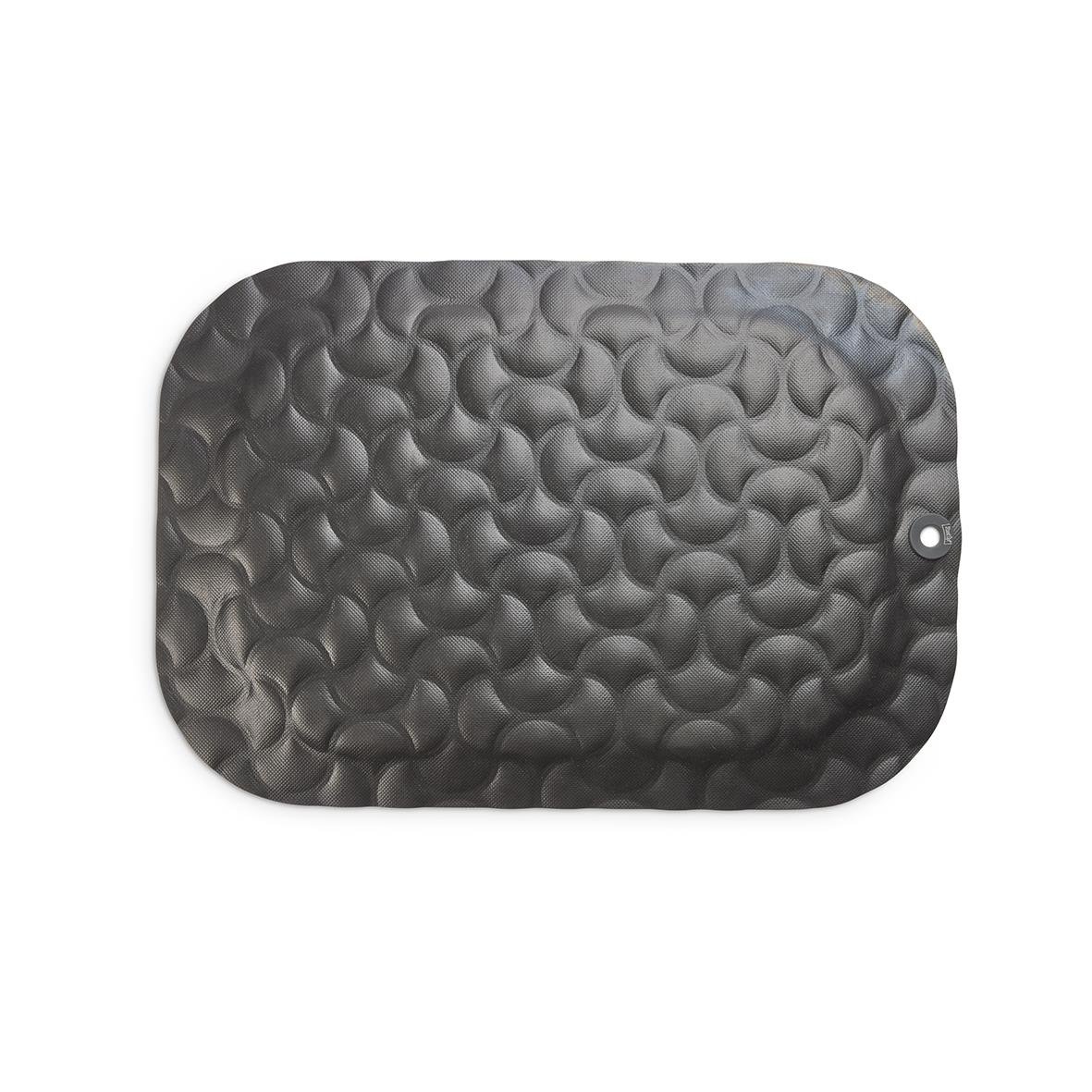 Svart arbetsplatsmatta Matting StandUp Air 53x77cm med bubblig yta