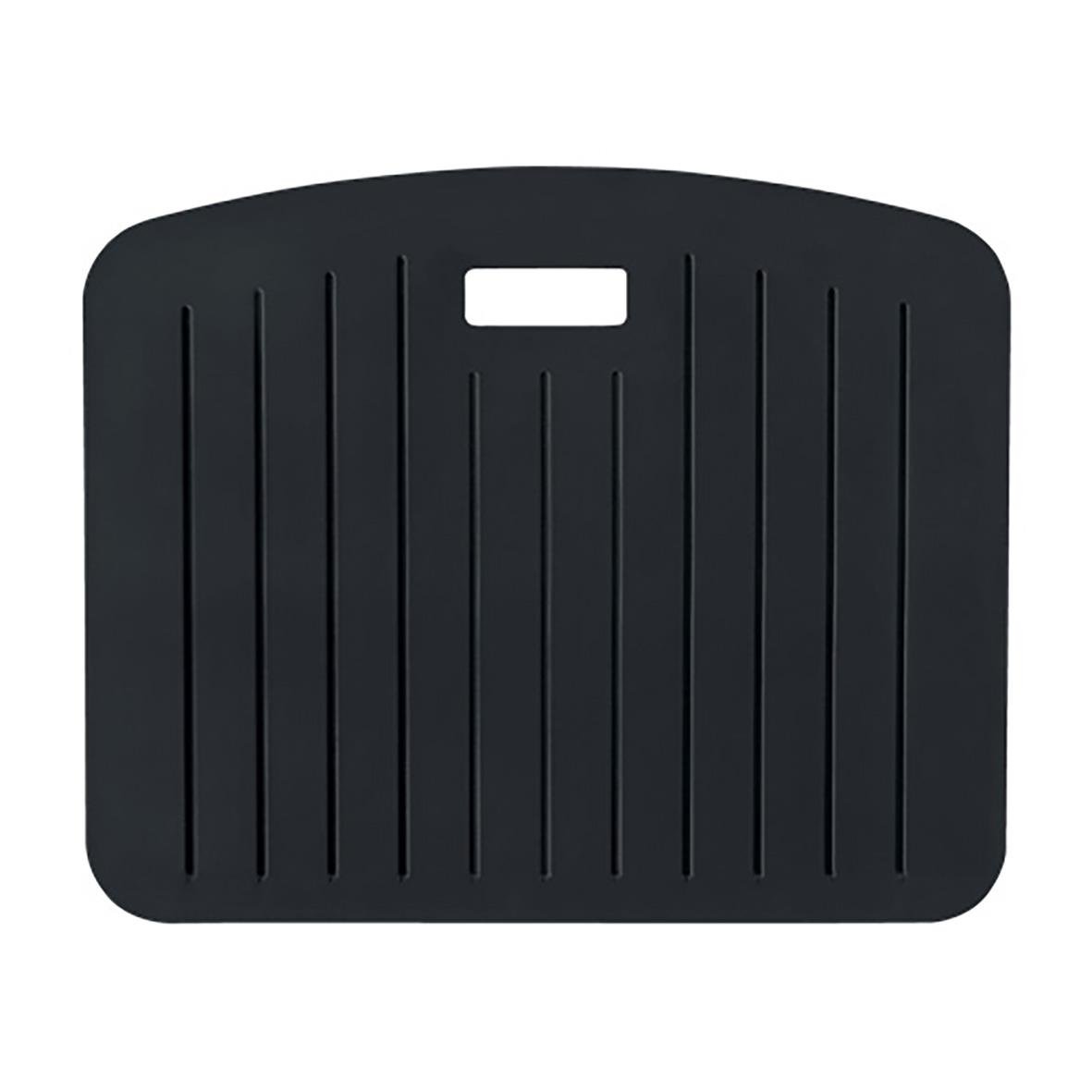Mörkgrå ståmatta Leitz Ergo Cosy med ergonomisk design och slitsad yta