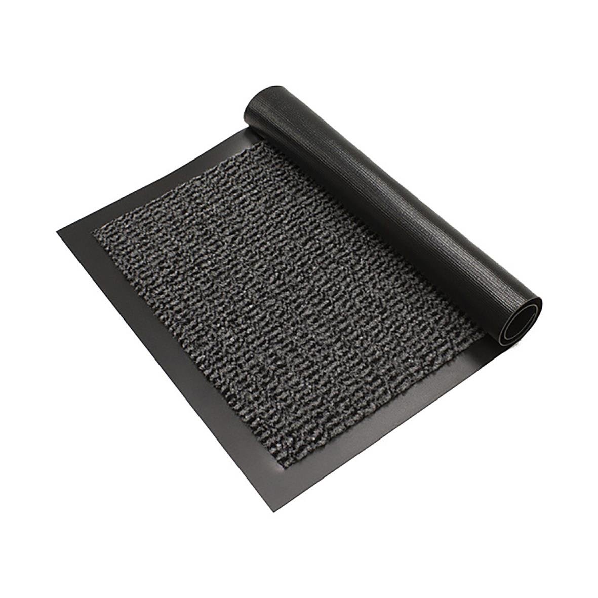 Torkmatta Faro Antracit 90x150cm, svart, slitstark och lätt att rengöra