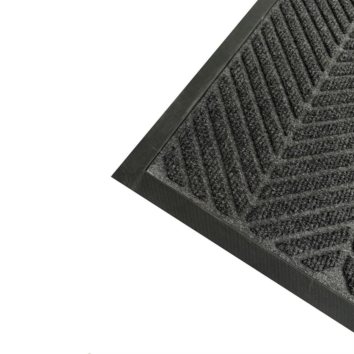Entrématta Activa Combi Action Grå 90x150cm med svart och grå borstmatta