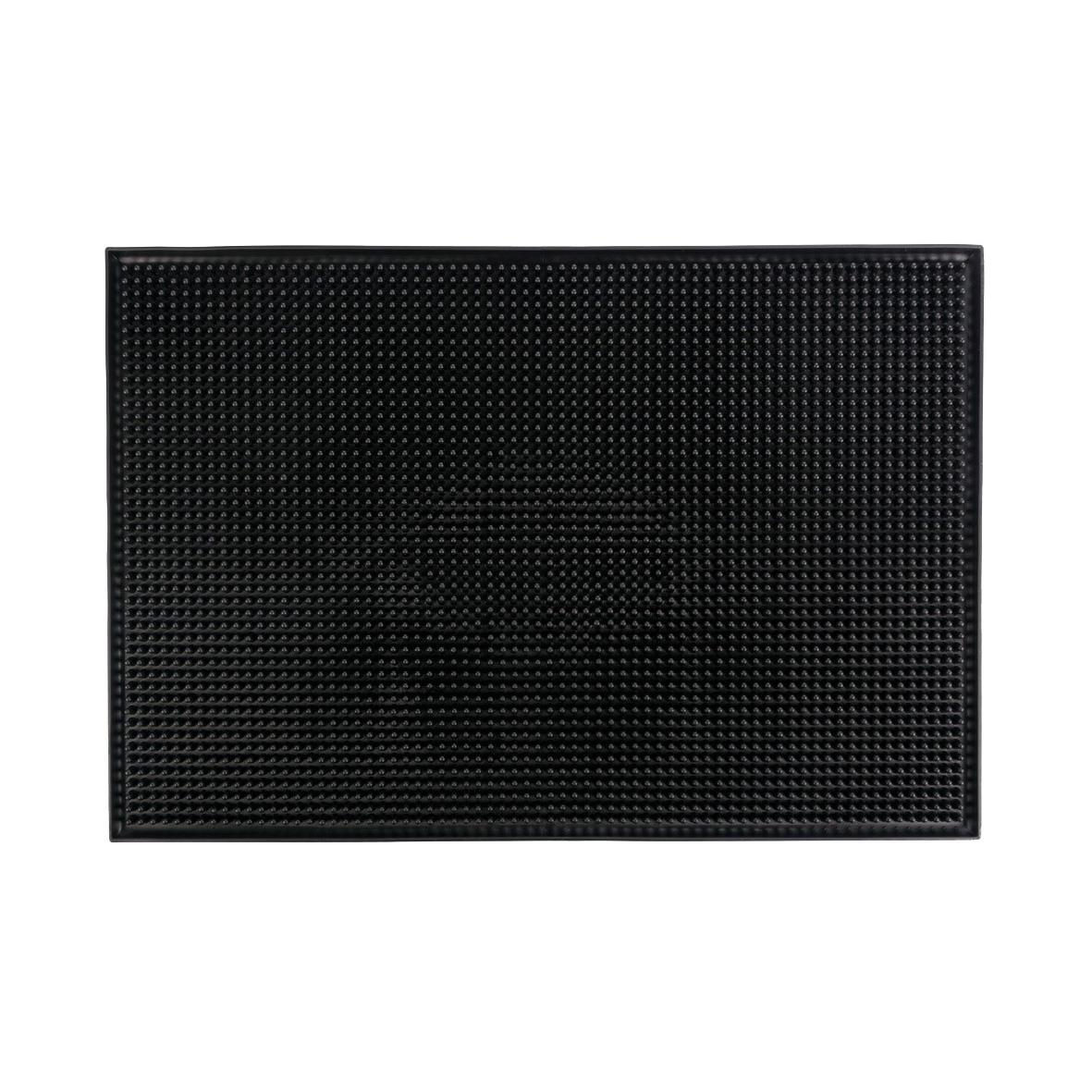 Svart gummimatta för entré med måtten 60x80cm