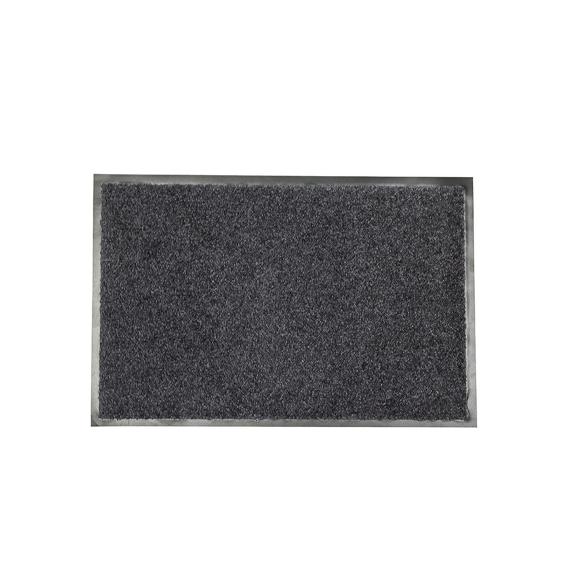 Grå torkmatta 90x60cm med ren design