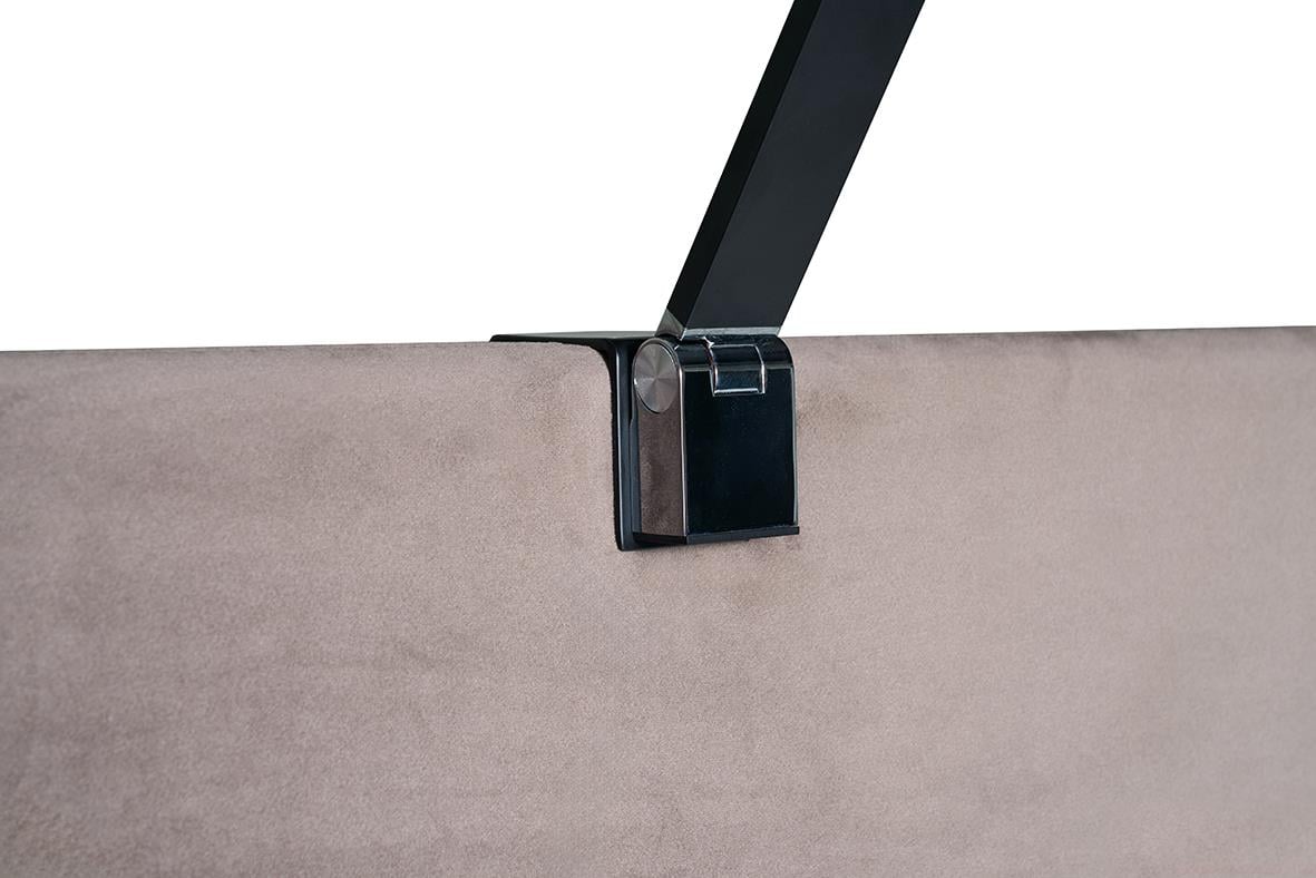 Bordslampa Sun-Flex Screenlite svart med justerbar arm och klämfäste