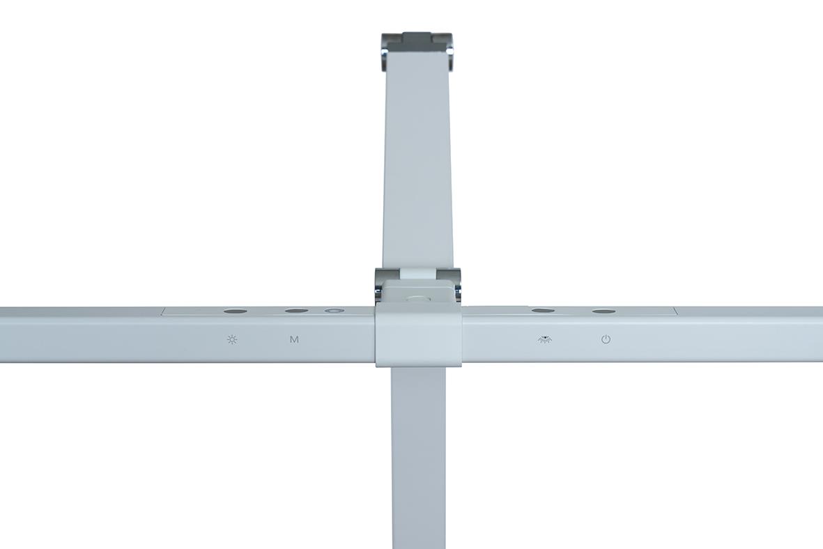 Vit bordslampa Sun-Flex Screenlite med justerbar arm och modern design