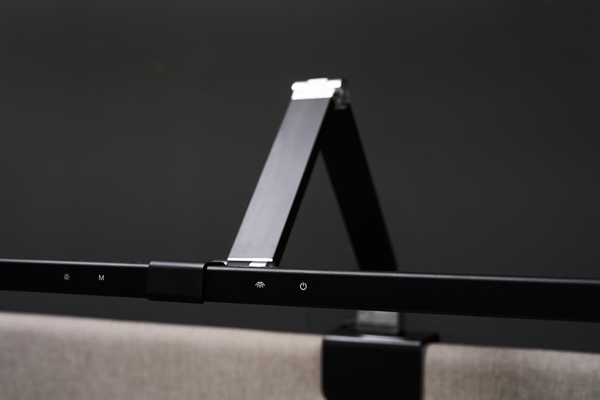 Svart bordslampa Sun-Flex Screenlite Panel med justerbar arm