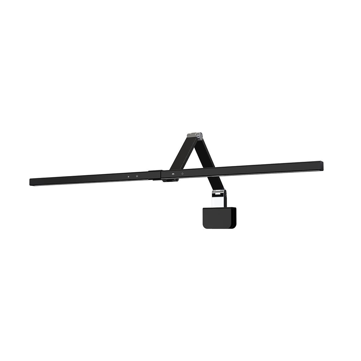 Svart bordslampa Sun-Flex Screenlite Panel med justerbar arm