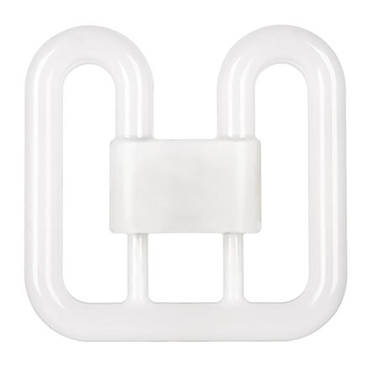 Kompaktlysrör GR8 2-stift 16W/840 i vitt plast med U-formad design