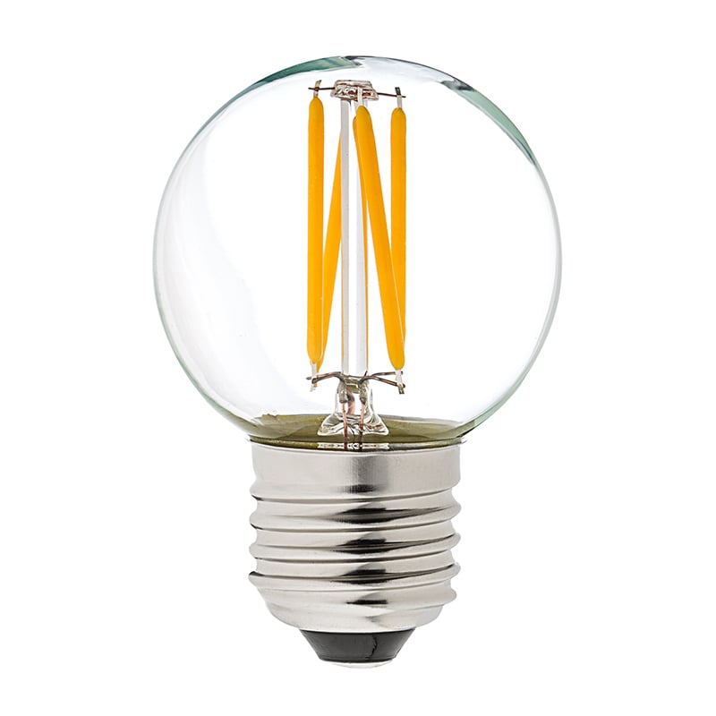 LED-lampa GE E27 4W klar filament, ej dimbar