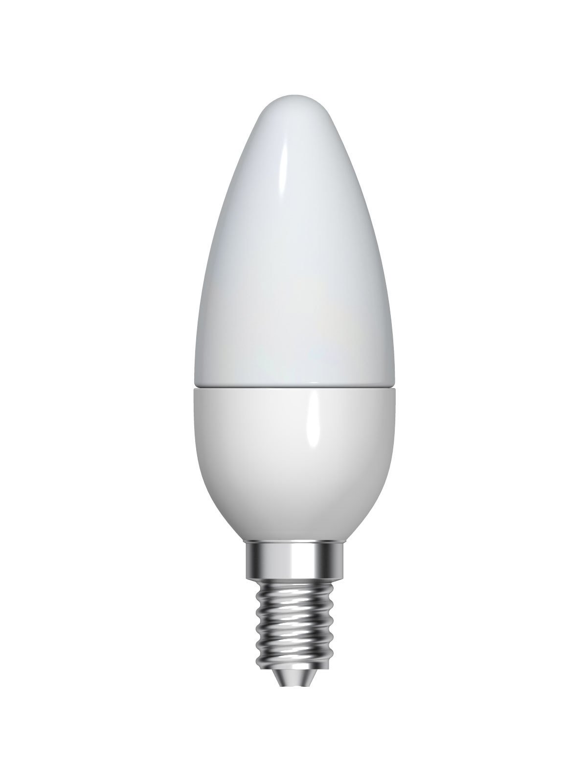LED-lampa GE E14 4W (25W) opalvit kron dimbar