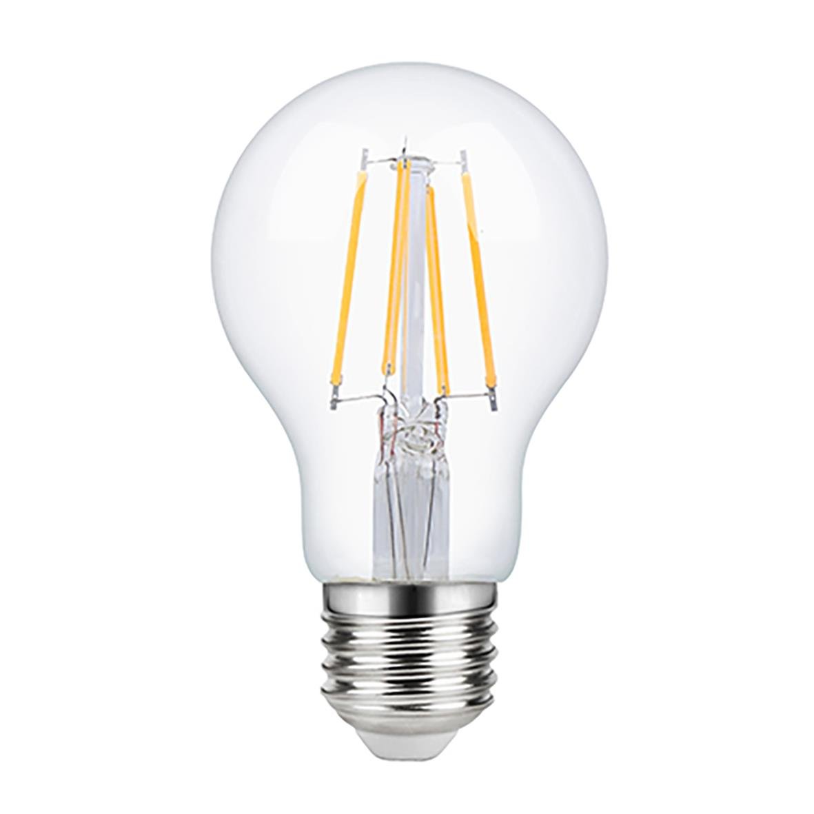 LED-lampa Normal 7W(60W) E27 klar filament dimbar