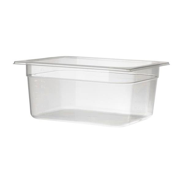 Klar plastlåda Kantin PP GN 1/2-150, 265x325x150mm, 9L