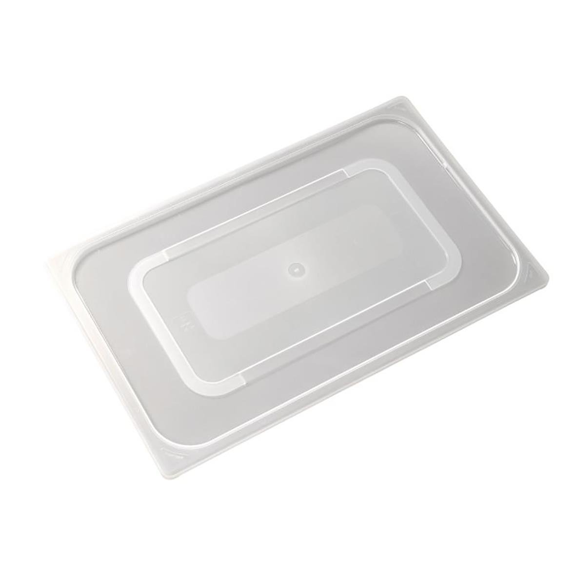 Lock till kantin PP lock för matlåda, klar plast