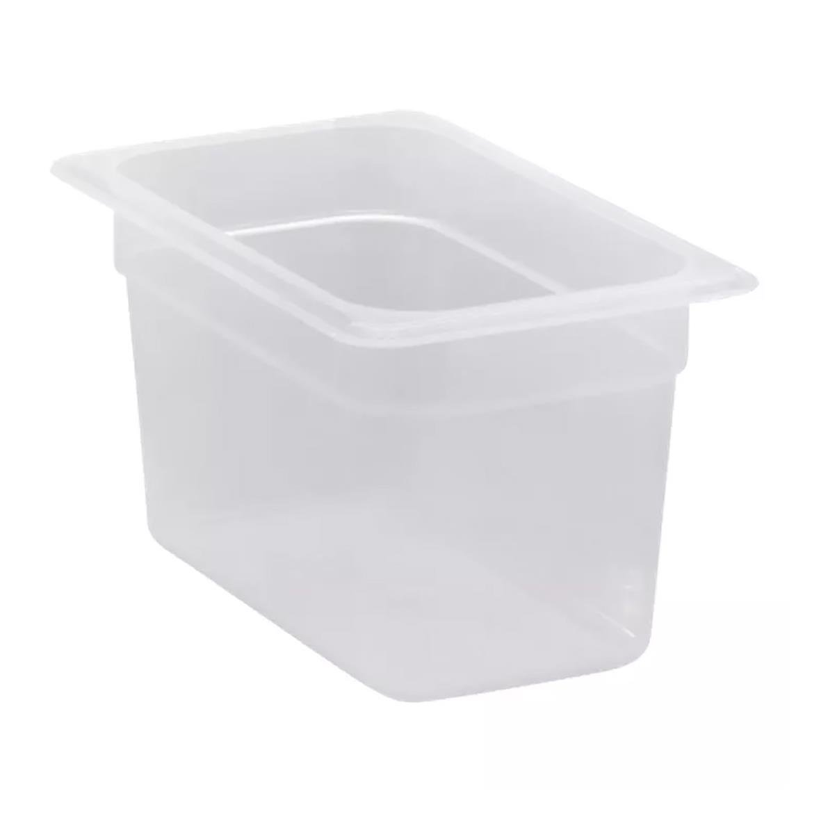 Klar plastkopp Kantin PP GN 1/4-150, 265x162x150mm, 4L