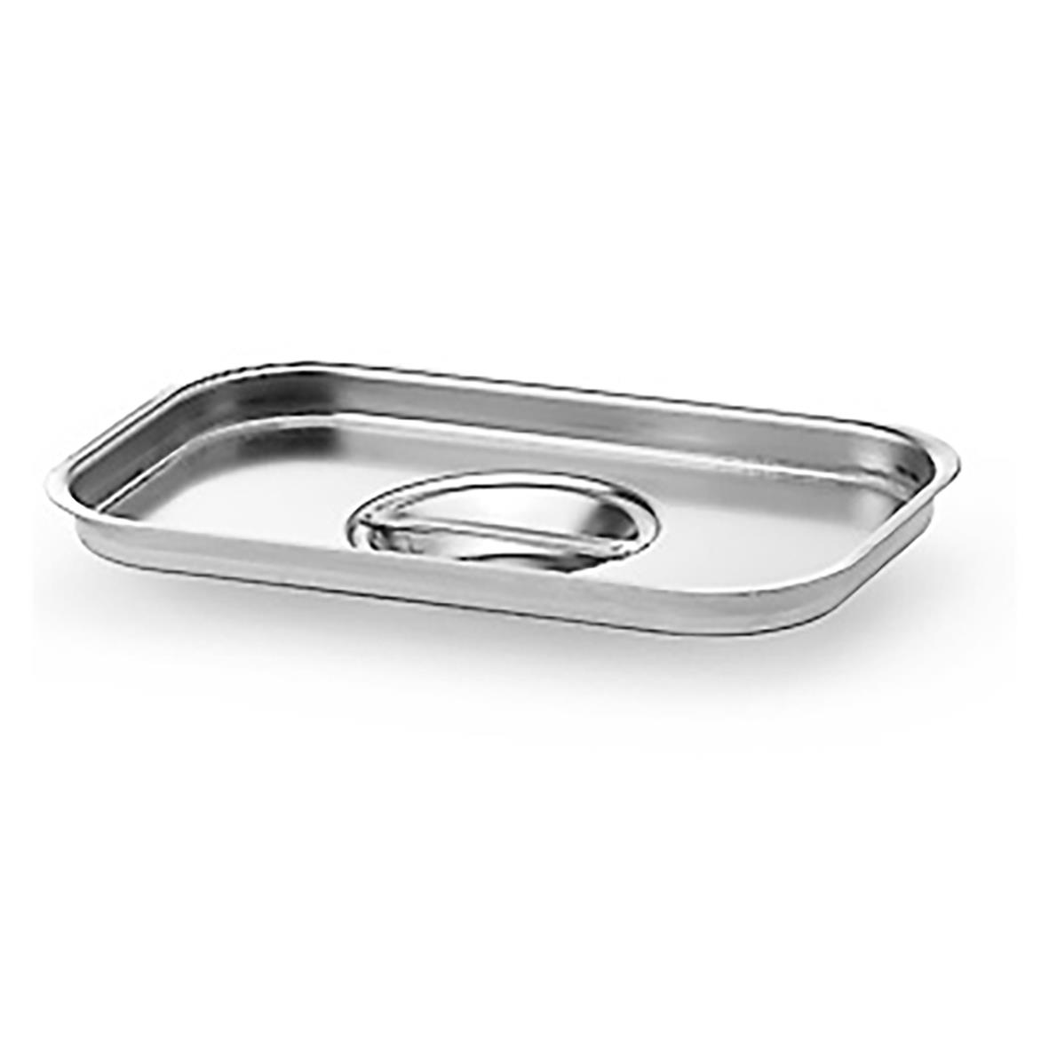 Rostfri GN 1/4 lock till kantin med rostfri finish