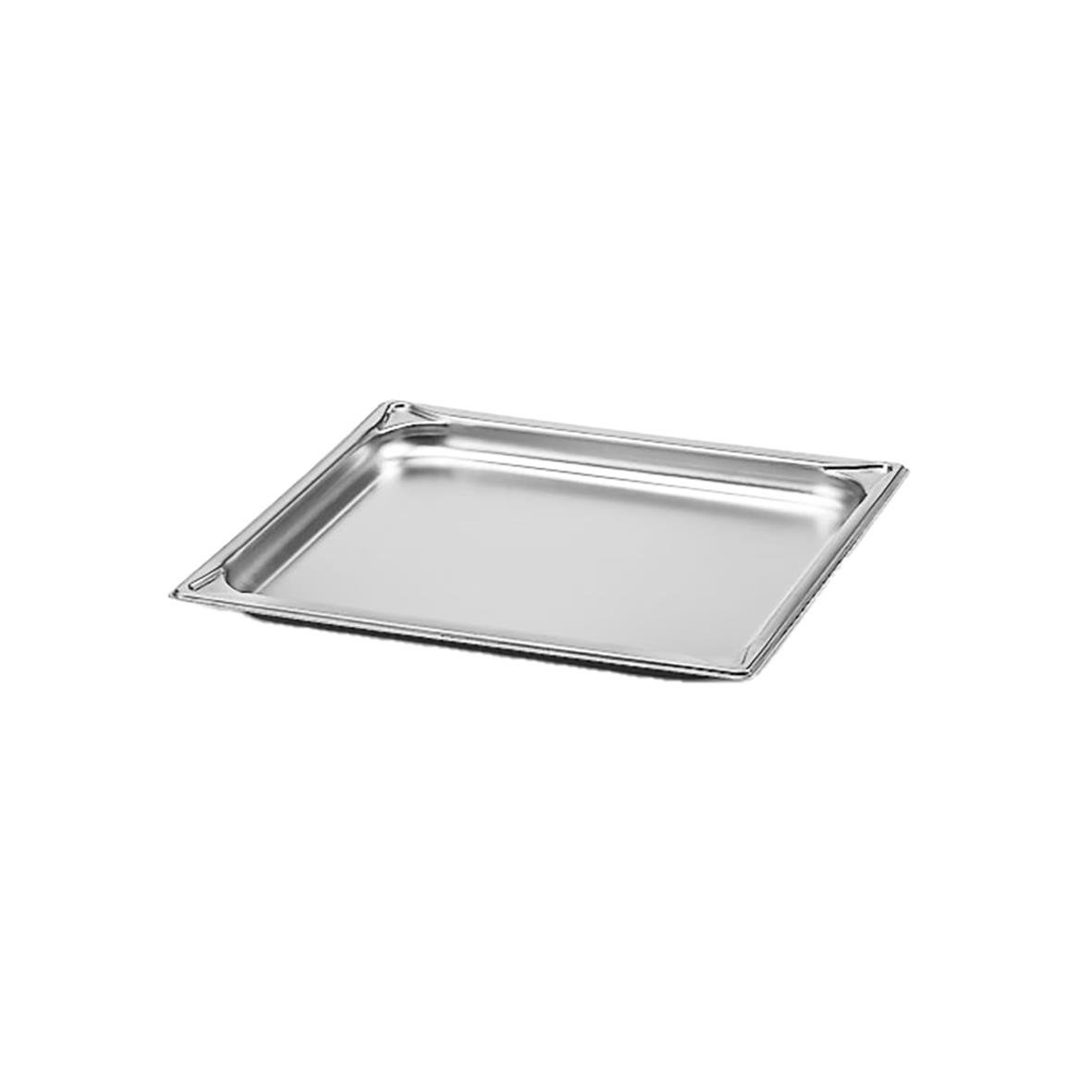 Kantinbricka i rostfritt stål GN 2/3-20, 354x325x20mm