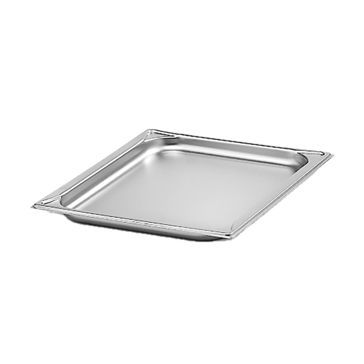 Kantinbricka i rostfritt stål GN 1/2-20, 265x325x20mm