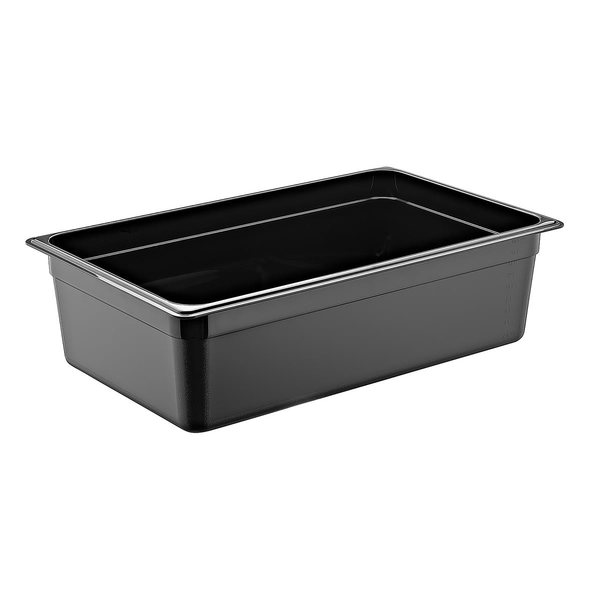 Svart kantin i PP, GN 1/1-150