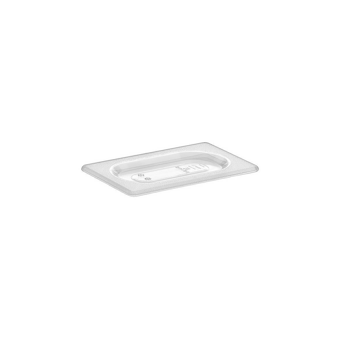Klart plastlock till kantin, modell GN 1/9