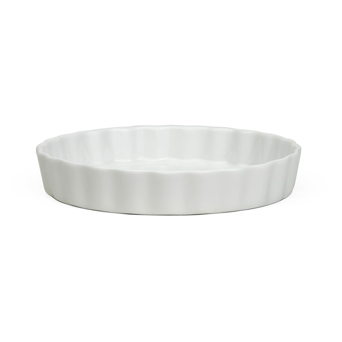 Vit ramekin med diameter på 12 cm i keramik