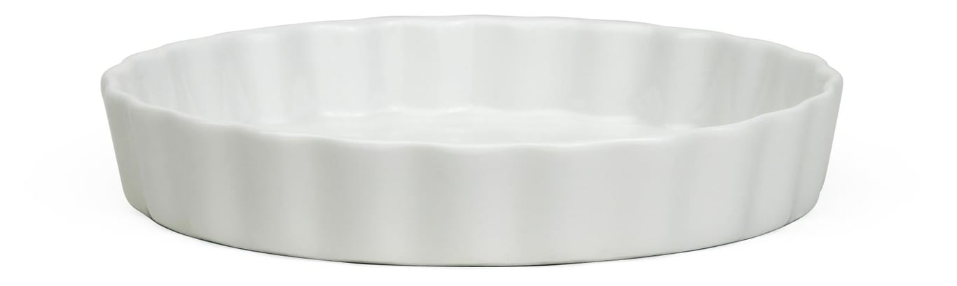 Vit ramekin med diameter på 12 cm i keramik