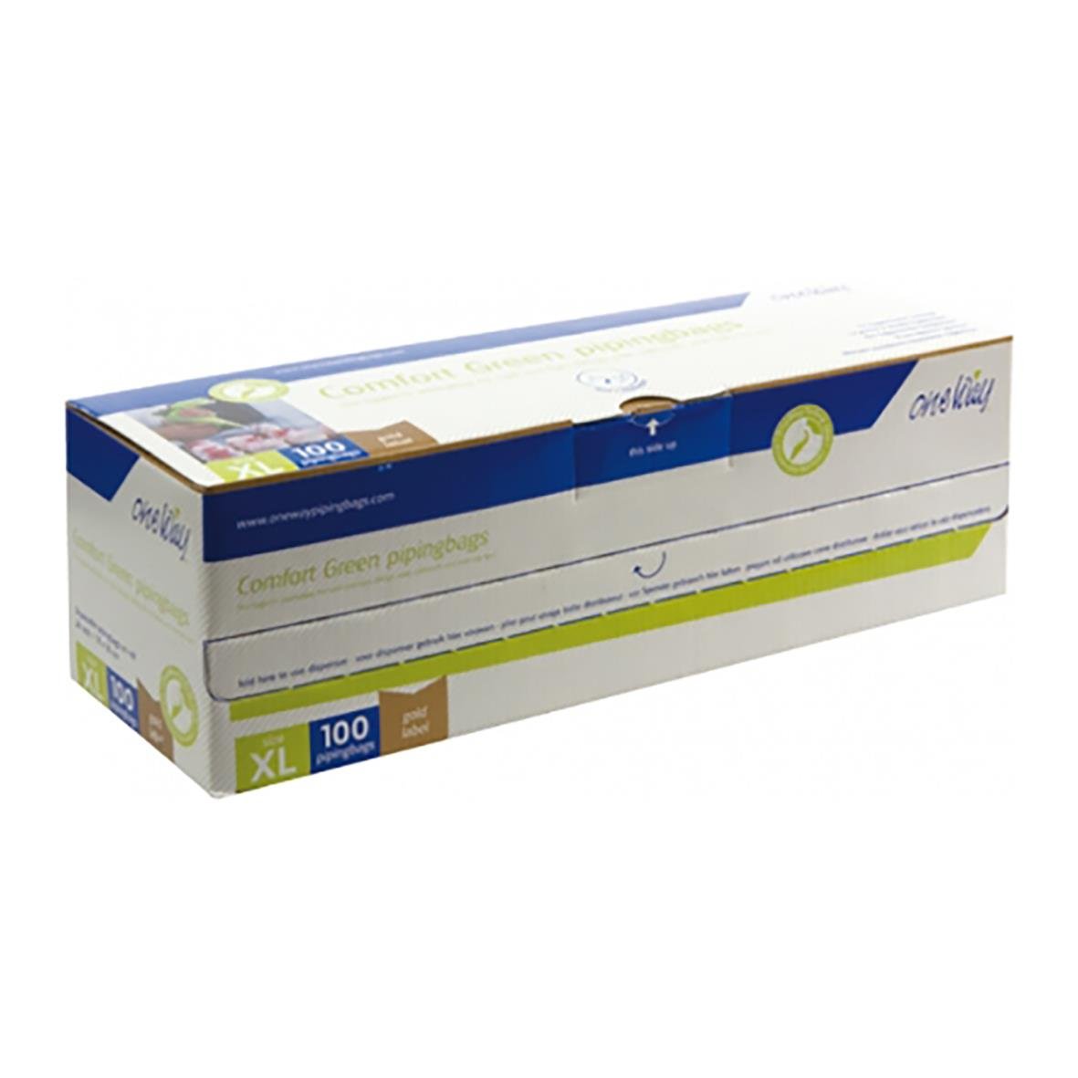 Spritspåse Comfort halksäker grön 530x280 mm i förpackning med 100 stycken