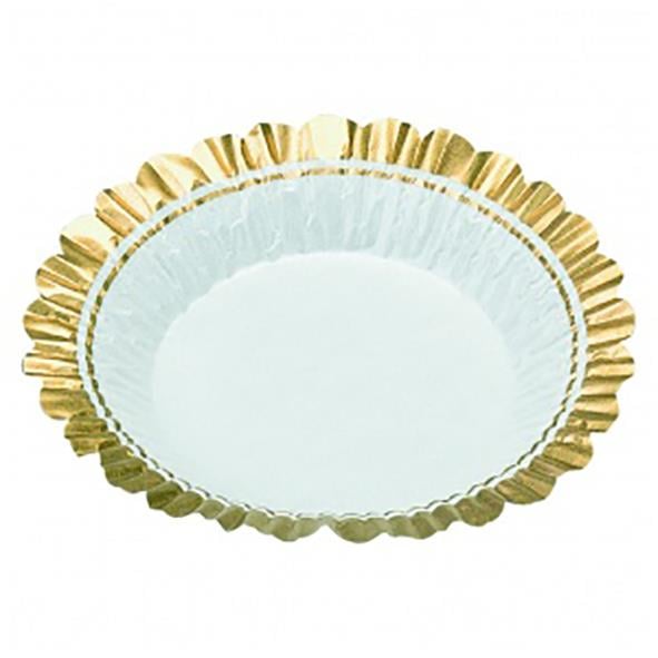 Bakelseform Barbara 65x25mm med guldkant och räfflad kant