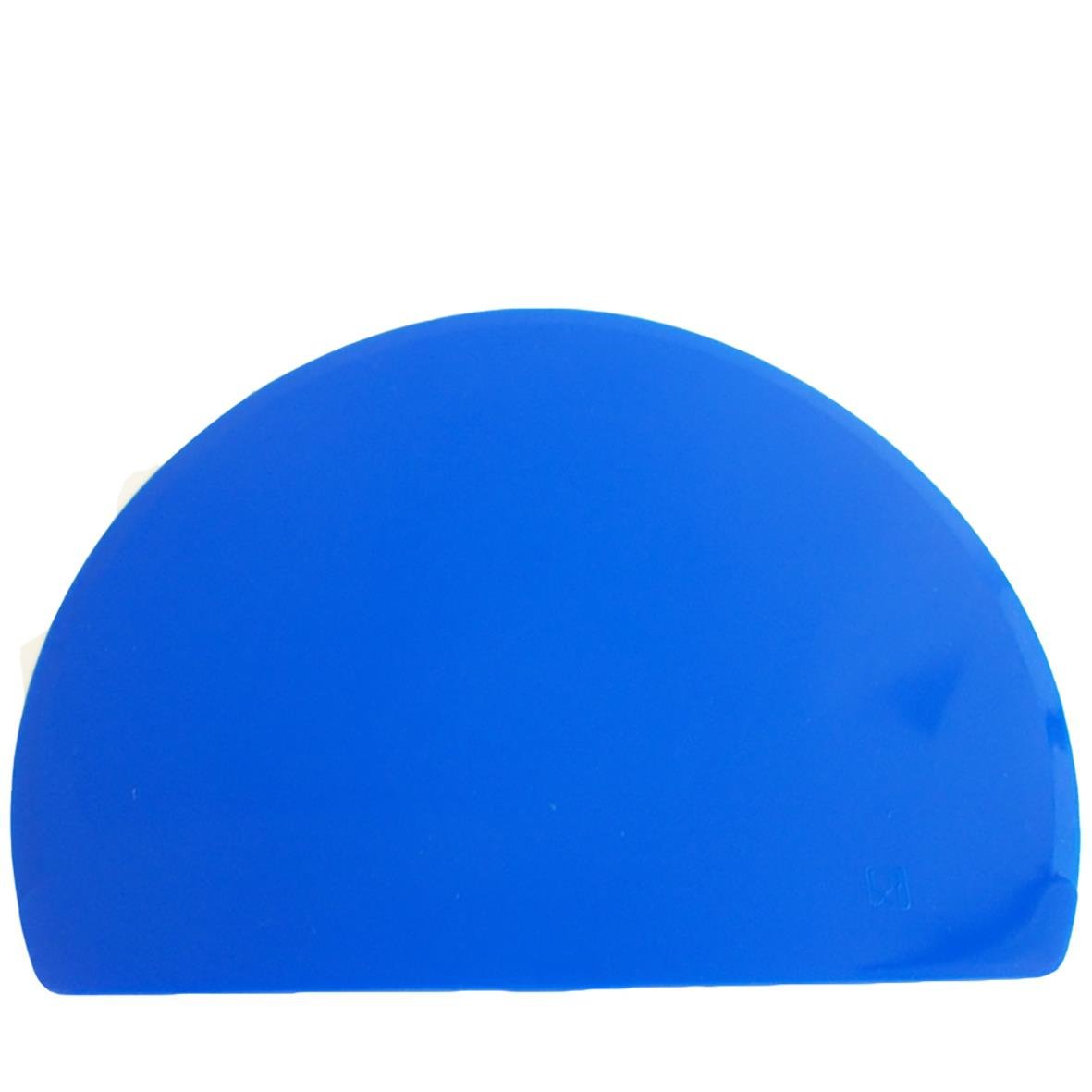 Blå kittskrapa i halvcirkelform, 200x150mm